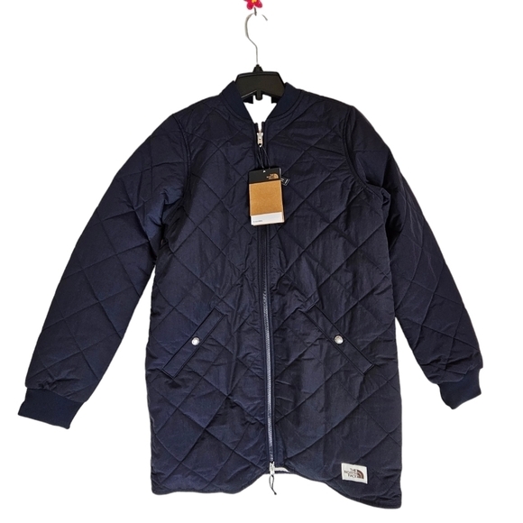 The North Face Cuchillo Parka Navy Aviator Jacket Size Small NWT - Picture 6 of 9